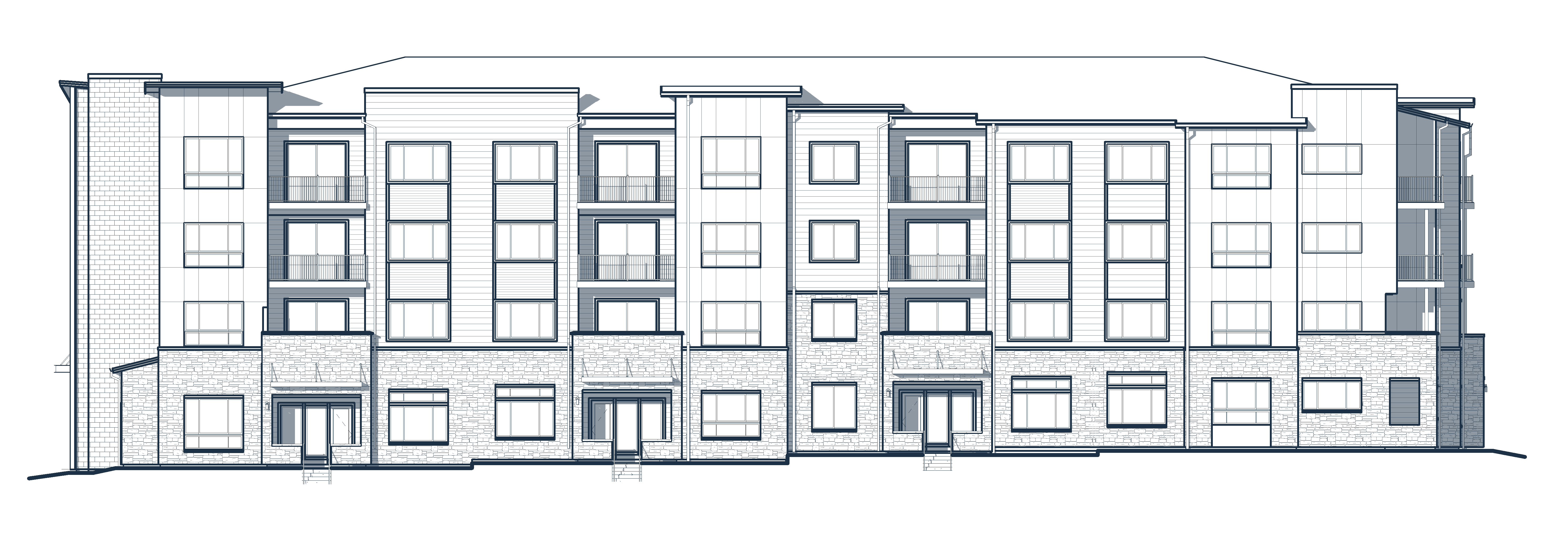 Concept Drawing: Apartments