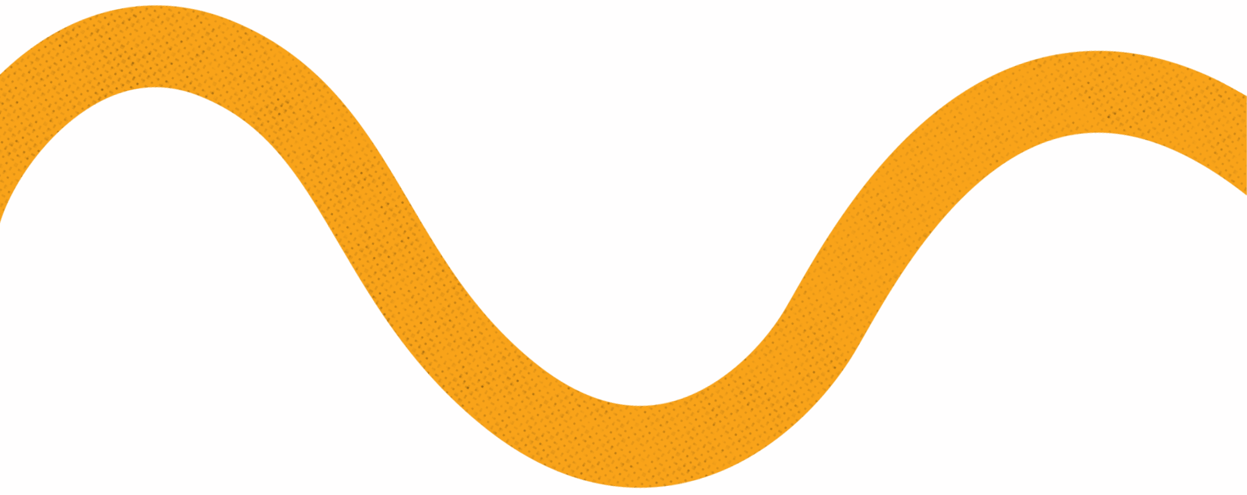 A thick orange wavy line curves upward and downward across a bright yellow background, echoing the vibrant energy found in Uplands Westminster homes for sale.